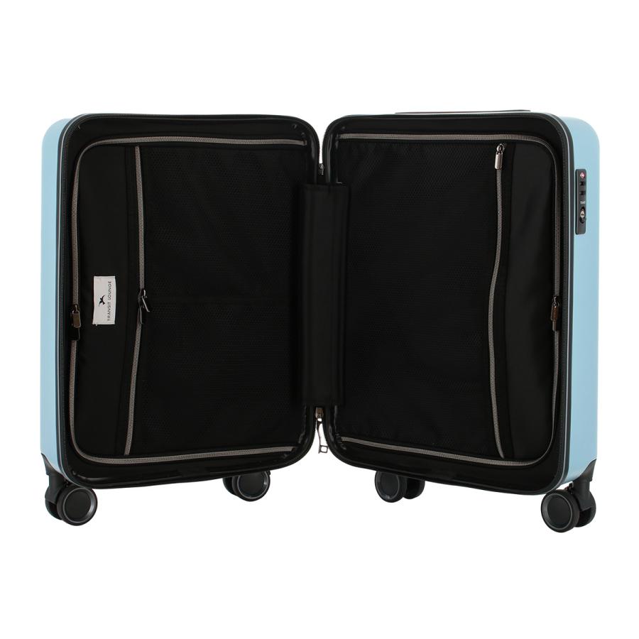 TRANSIT LOUNGE/トランジットラウンジ】 ripple リップル フロントオープン キャリーケース 37L