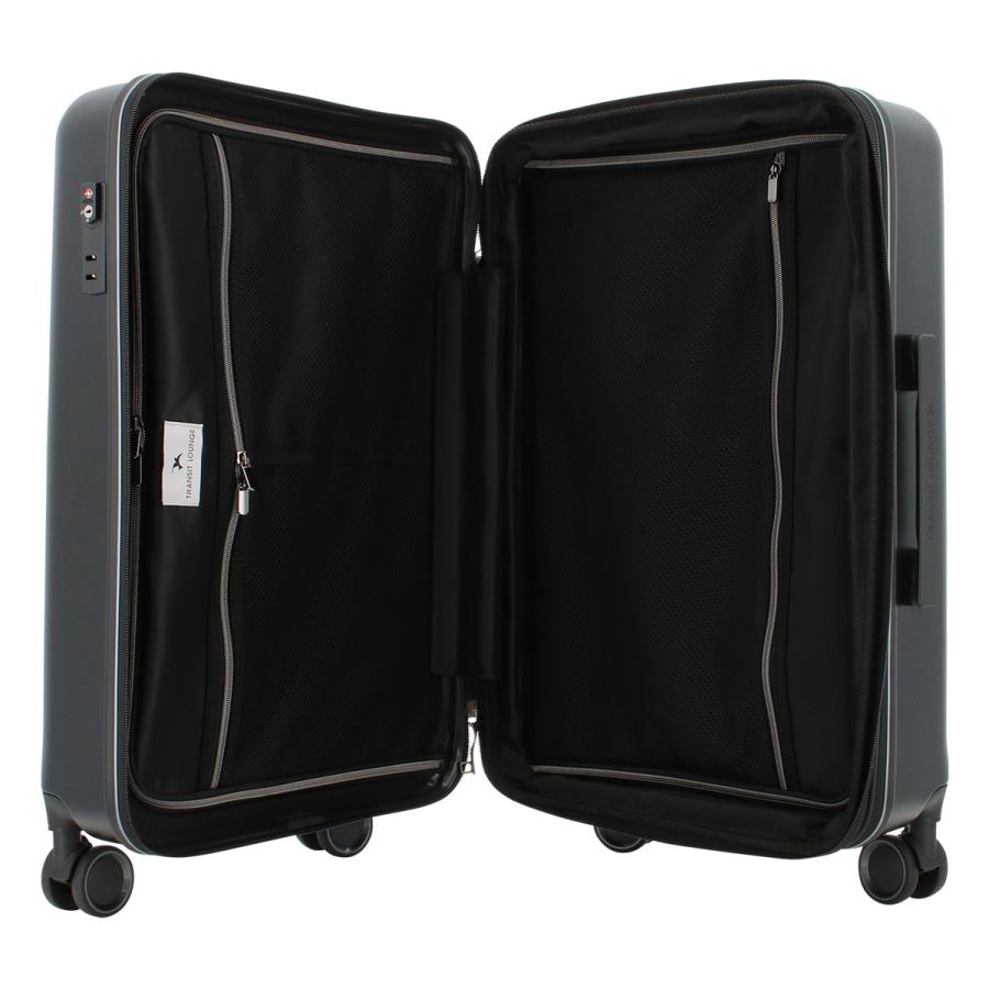トランジットラウンジ スーツケース リップル 53(61)L 56cm 3.6kg20203 TRANSIT LOUNGE キャリーケース ハードキャリー TSAロック搭載 拡張_15