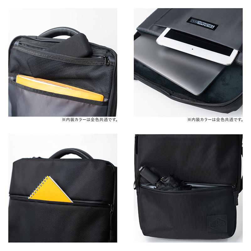 シムクリア リュック A4 サコッシュ付き ツナグバッグ TSB12 TSUNAGU BAG SQUARE SIMCLEAR ビジカジ 撥水 キャリーオンバッグ 2WAY ブリーフケースの画像