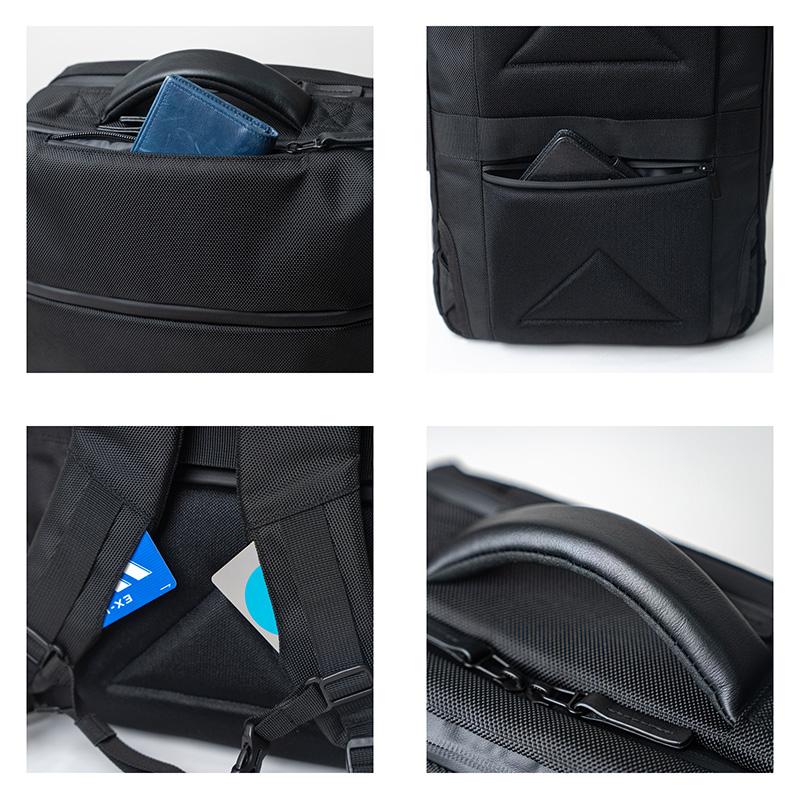 シムクリア リュック A4 サコッシュ付き ツナグバッグ TSB12 TSUNAGU BAG SQUARE SIMCLEAR ビジカジ 撥水 キャリーオンバッグ 2WAY ブリーフケースの画像