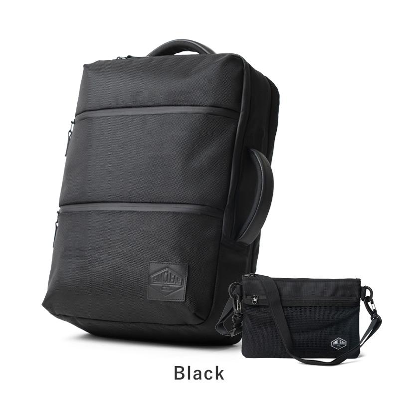 シムクリア リュック A4 サコッシュ付き ツナグバッグ TSB12 TSUNAGU BAG SQUARE SIMCLEAR ビジカジ 撥水 キャリーオンバッグ 2WAY ブリーフケースの画像