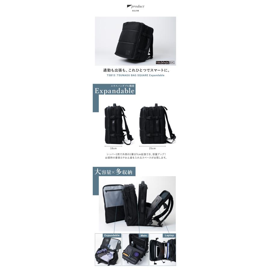 SIMCLEAR（シムクリア） リュック A4 拡張 サコッシュ付き