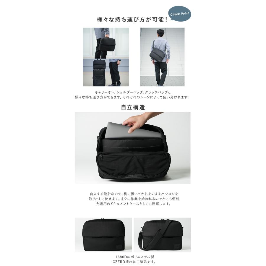 SIMCLEAR（シムクリア） ショルダーバッグ A4 クラッチバッグ ブリーフ