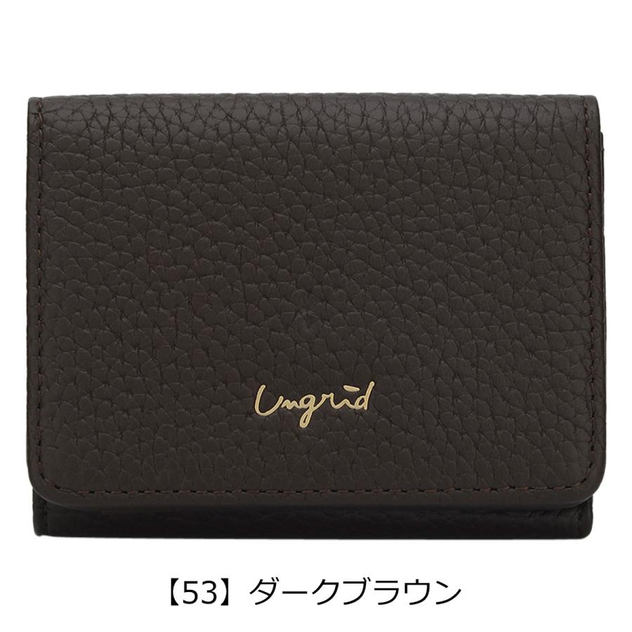 アングリッド 三つ折り財布 ミニ財布 レディースUNG-50840 Ungrid 本革 牛革 レザー_sale｜sacsbar｜29