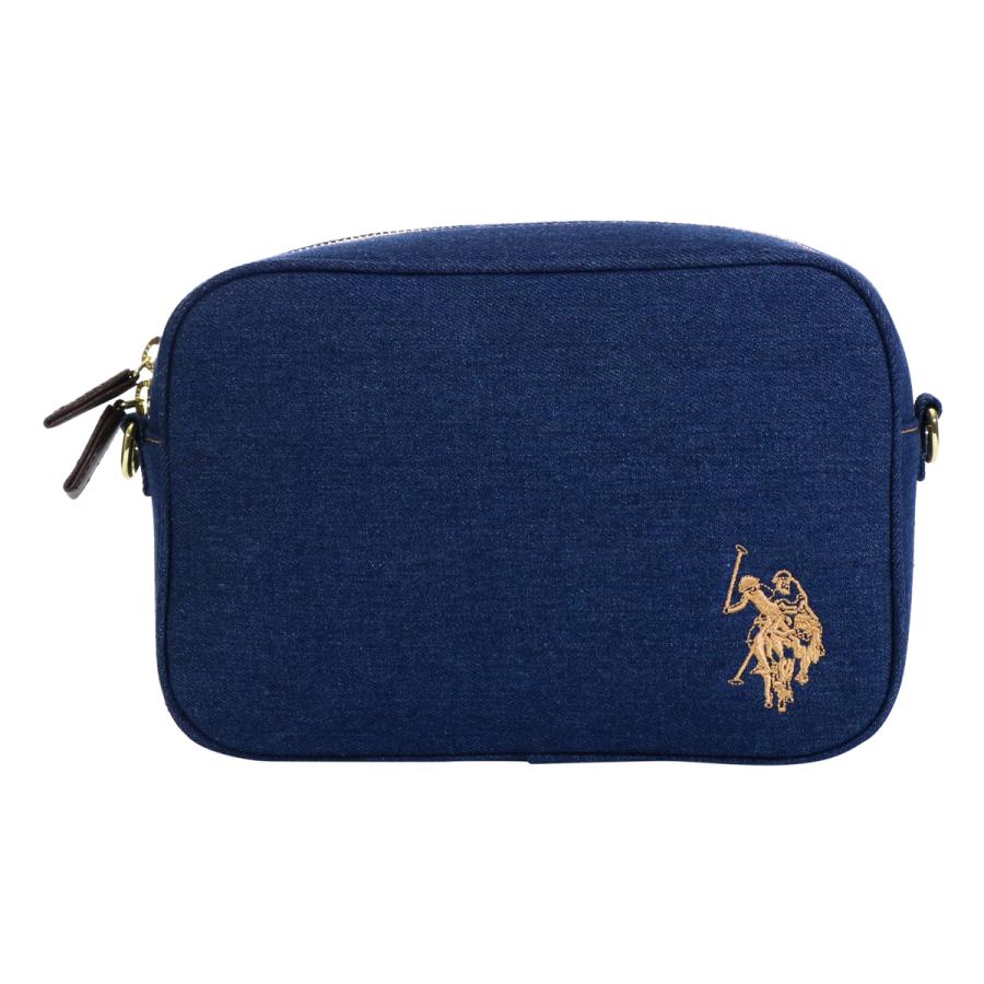 【極美品】　US POLO ASSN ショルダーバッグ　レザー　ブラック ユーエスポロアッスン U.S. POLO ASSN. ショルダーバッグ