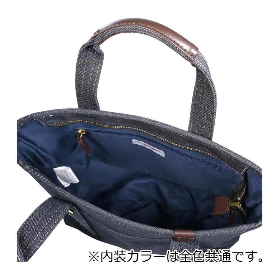 U.S. POLO ASSN.（ユーエスポロアッスン） トートバッグ デニム 