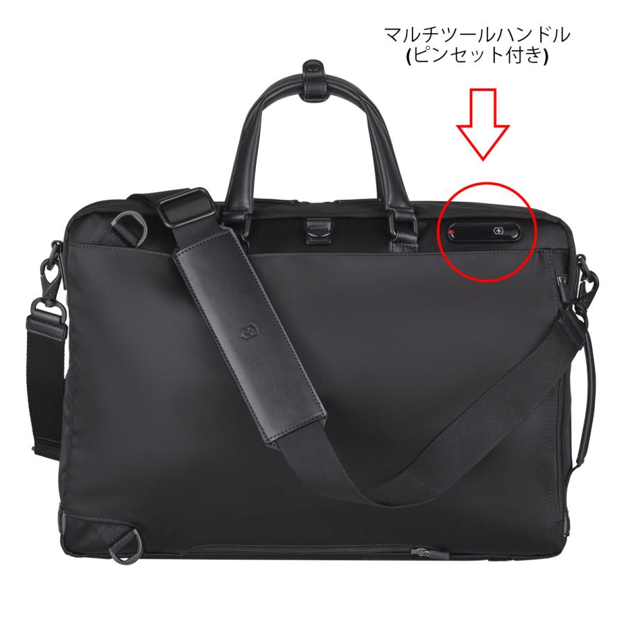ビクトリノックス リュック ブリーフケース ショルダーバッグ A4 16L 3WAY ブラック 611806 ALOX NERO アロックス ネロ VICTORINOX ビジネスバッグの画像