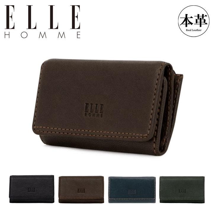 ELLE HOMME（エルオム） キーケース XP34755(XP34748) シープスキン