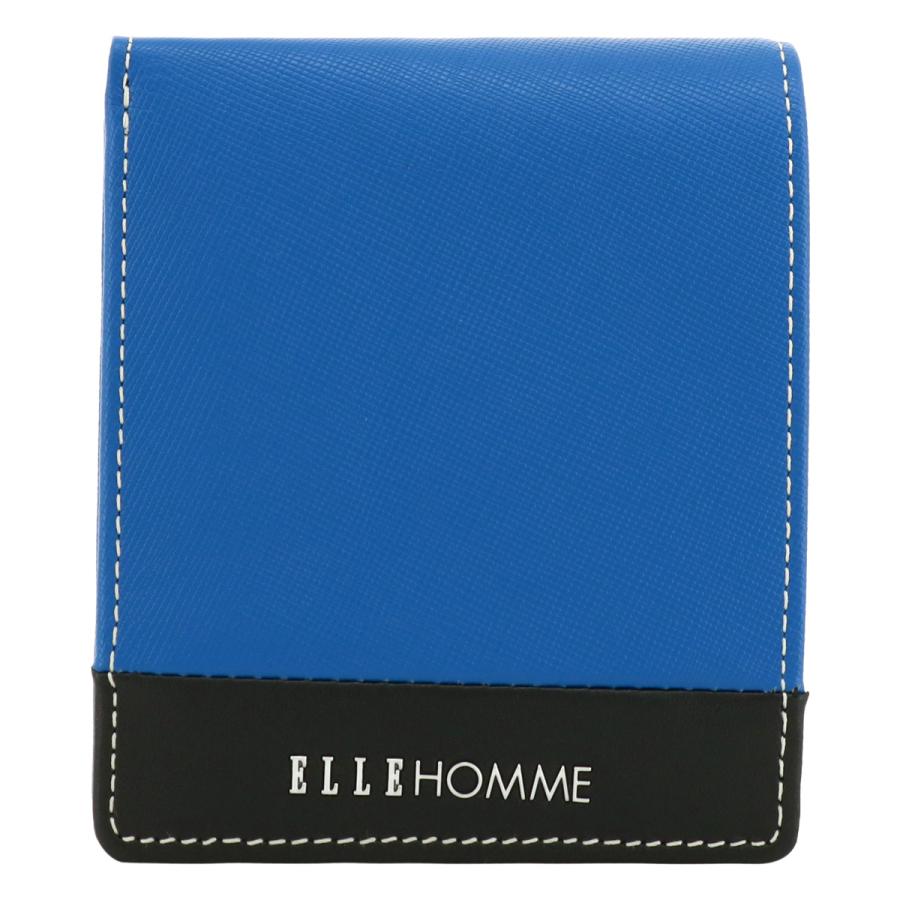 ELLE HOMME（エルオム） 二つ折り財布 本革 マルセイユ XP36185 ELLE