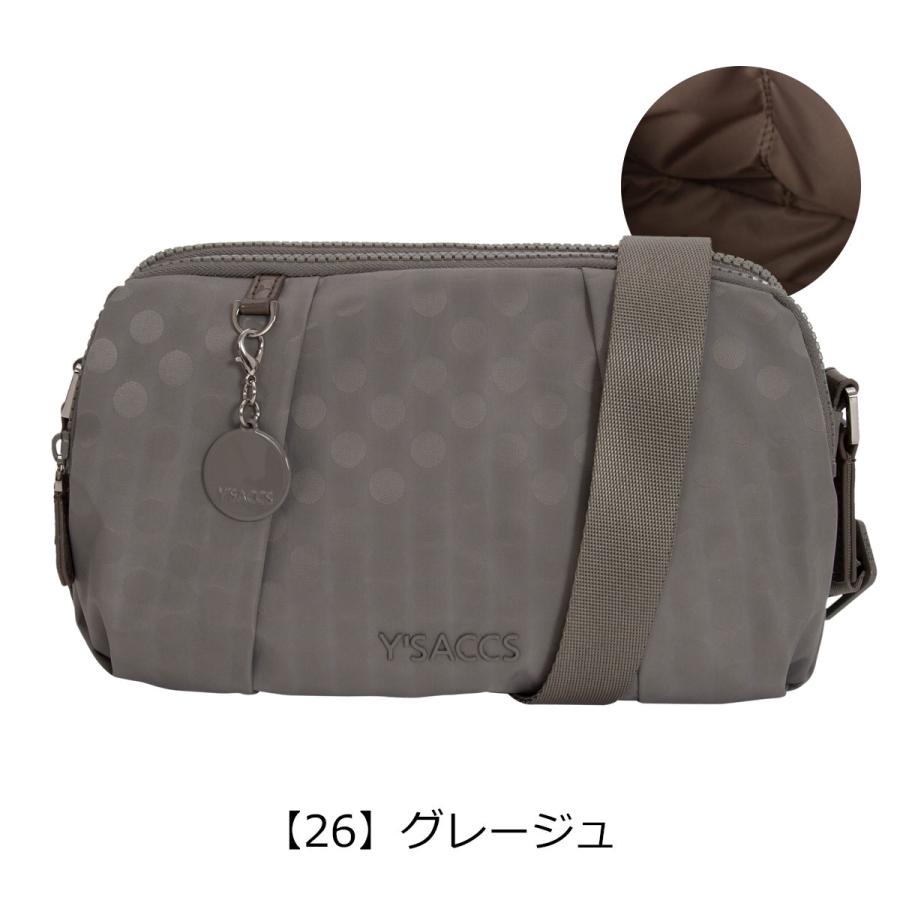 Y'SACCS（イザック） ショルダーバッグ ポルカドット レディース Y71