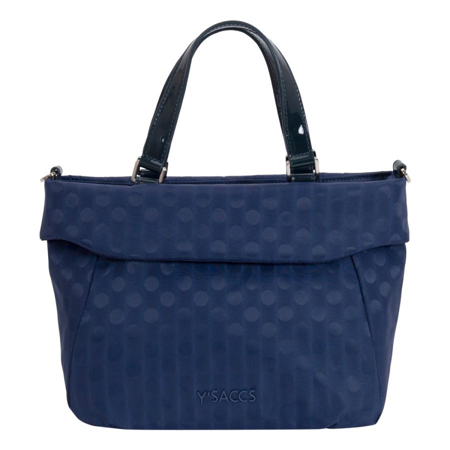 【レビュー投稿で+5％還元】イザック トートバッグ A5 PolkaDots Y92-11-06 Y'SACCS 2WAY 撥水加工 レディース クリスマス_mp クリスマス_wp Y'SACCS（イザック） トートバッグ A5 PolkaDots Y92-11-06 Y'SACCS