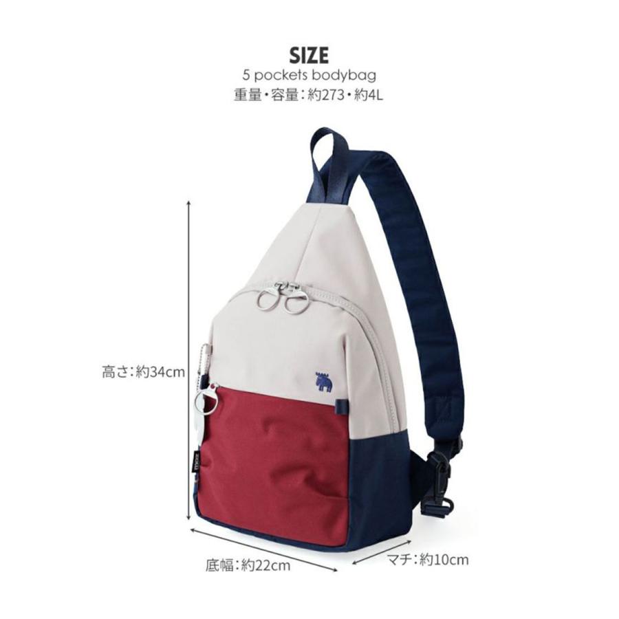 moz（モズ） ボディバッグ レディース ZZRK-05 | ワンショルダー 撥水
