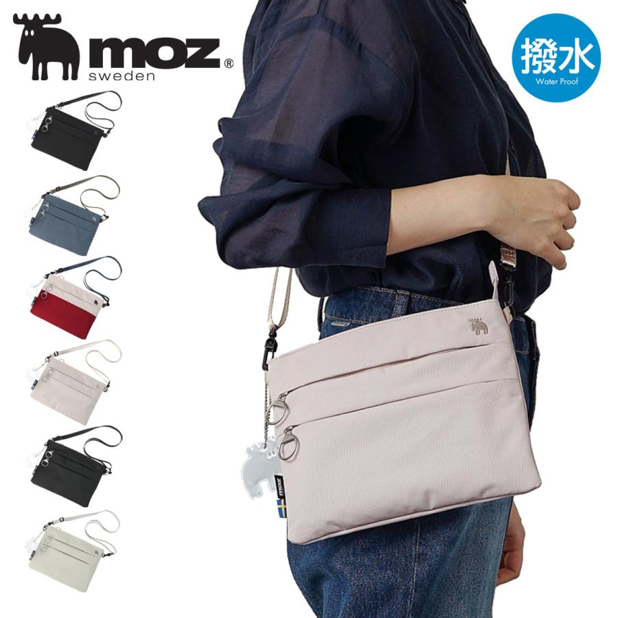 moz（モズ） サコッシュ ショルダーバッグ 防水 撥水 レディース