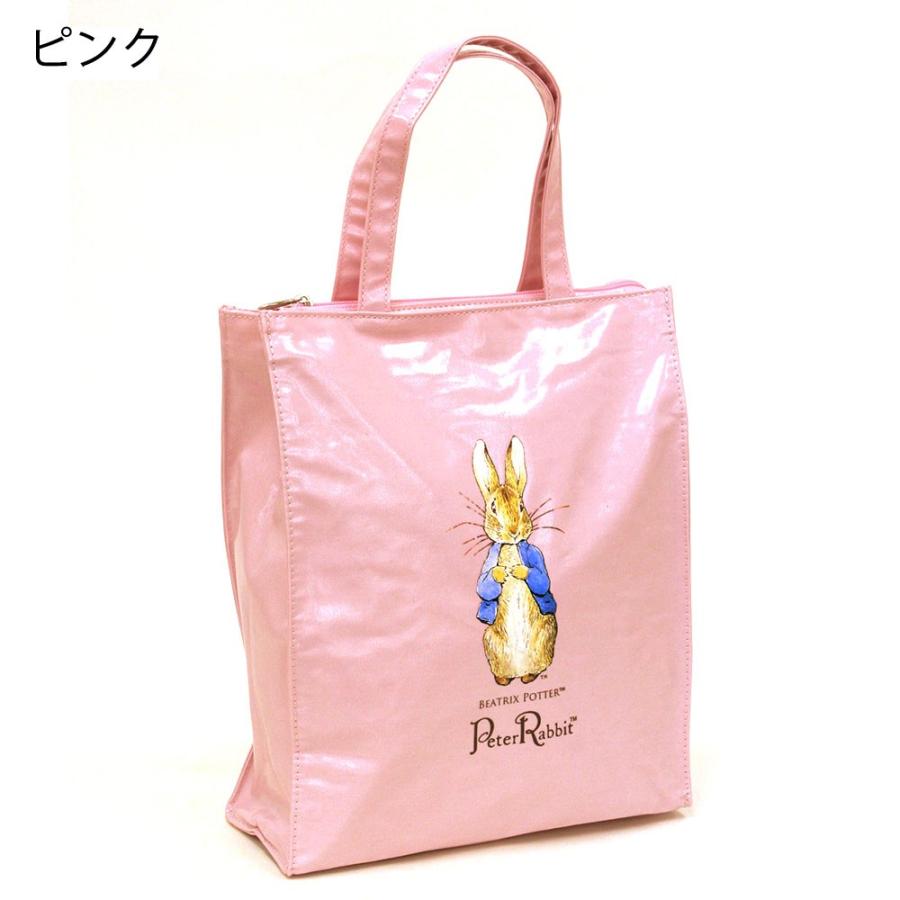 スクエア型ハンドバッグ (M) 0625 [PETER RABBIT(TM) ピーターラビット(TM)] 撥水 軽量 A4 ショッピング お稽古 うさぎ｜sactown-shop｜03