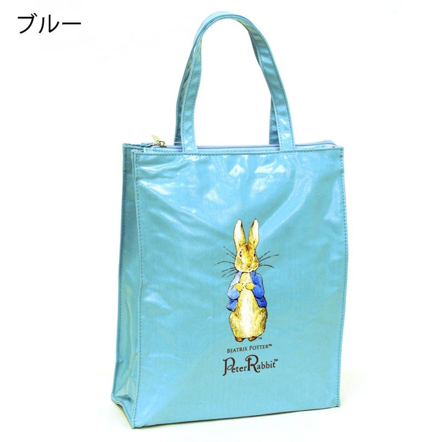 スクエア型ハンドバッグ (M) 0625 [PETER RABBIT(TM) ピーターラビット(TM)] 撥水 軽量 A4 ショッピング お稽古 うさぎ｜sactown-shop｜04