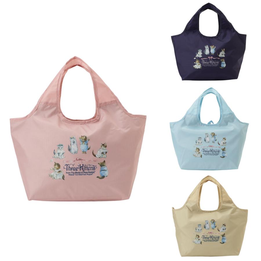 エコバッグ (M) 0654 [PETER RABBIT(TM) ピータ―ラビット(TM)] 軽量 保温保冷 コンパクト 買い物 子猫 レディース | ピーターラビット