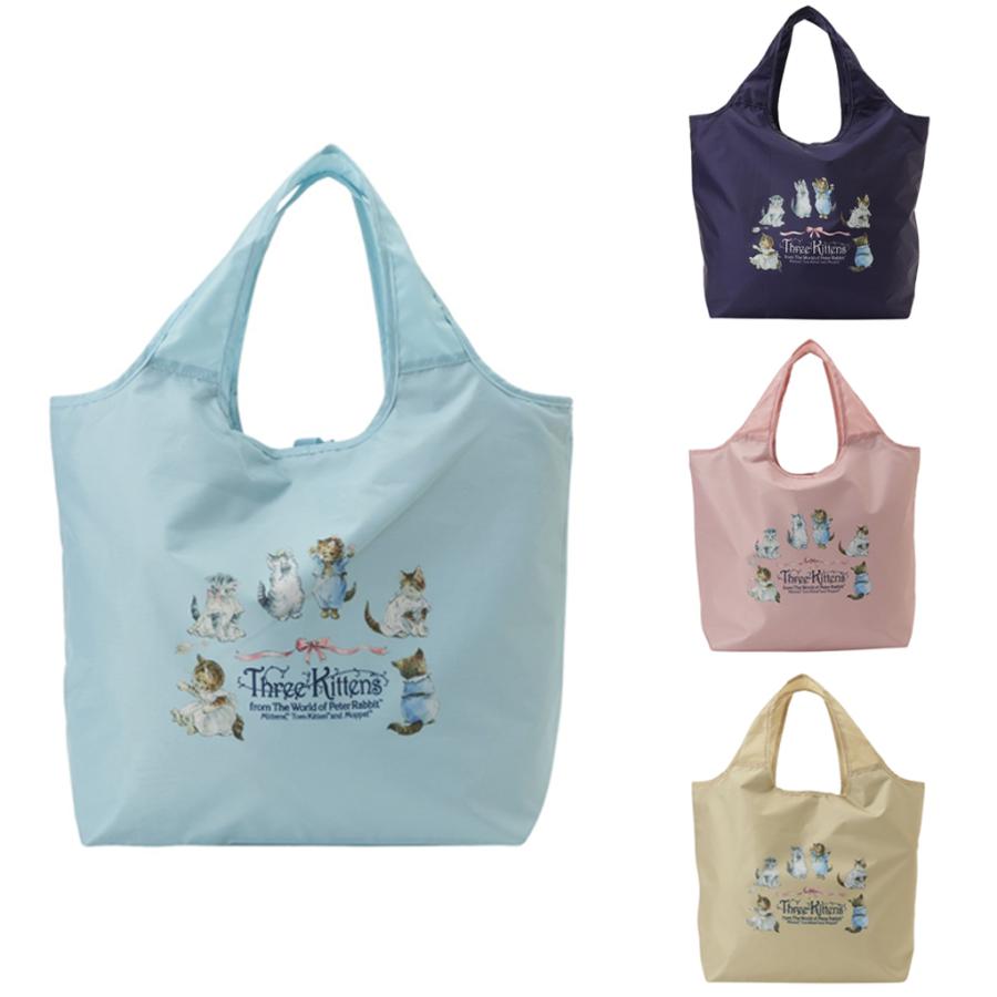 エコバッグ (L) 0655 [PETER RABBIT(TM) ピータ―ラビット(TM)] 軽量 保温保冷 コンパクト 買い物 子猫 レディース | ピーターラビット