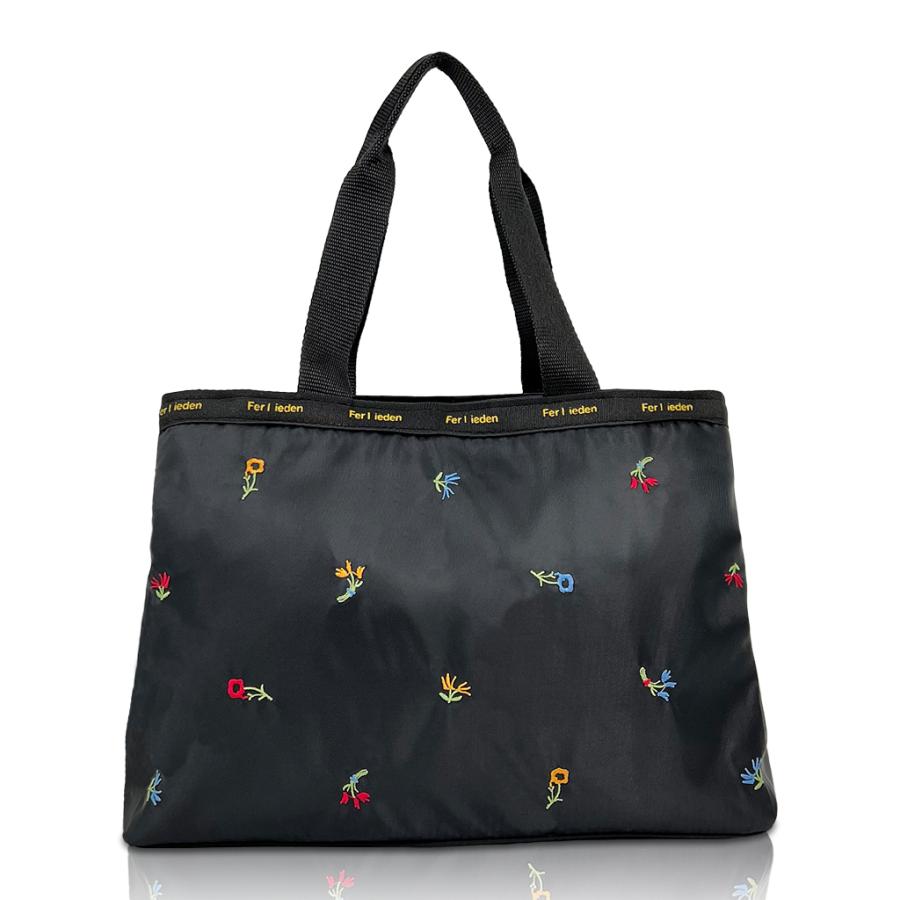 花刺繍軽量手提げバッグ 4799 [Ferlieden フェアリーデン
