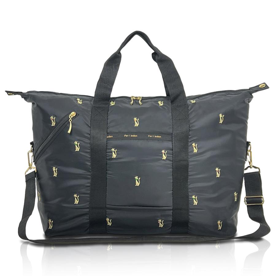 ボストンバッグ 旅行バッグ レディース ボストンバッグ ミニ 旅行カバン 軽量 大容量 かわいい 婦人バッグ Ferliden 猫刺繍シリーズ 4998 4998 Sactown 通販 Yahoo ショッピング