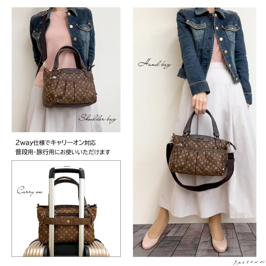 com - アンナクリスティーナ ANNA CRISTINA 4A29-01 グレー ロゴプリント 2WAY 手提げバッグ 通販 全品無料配達