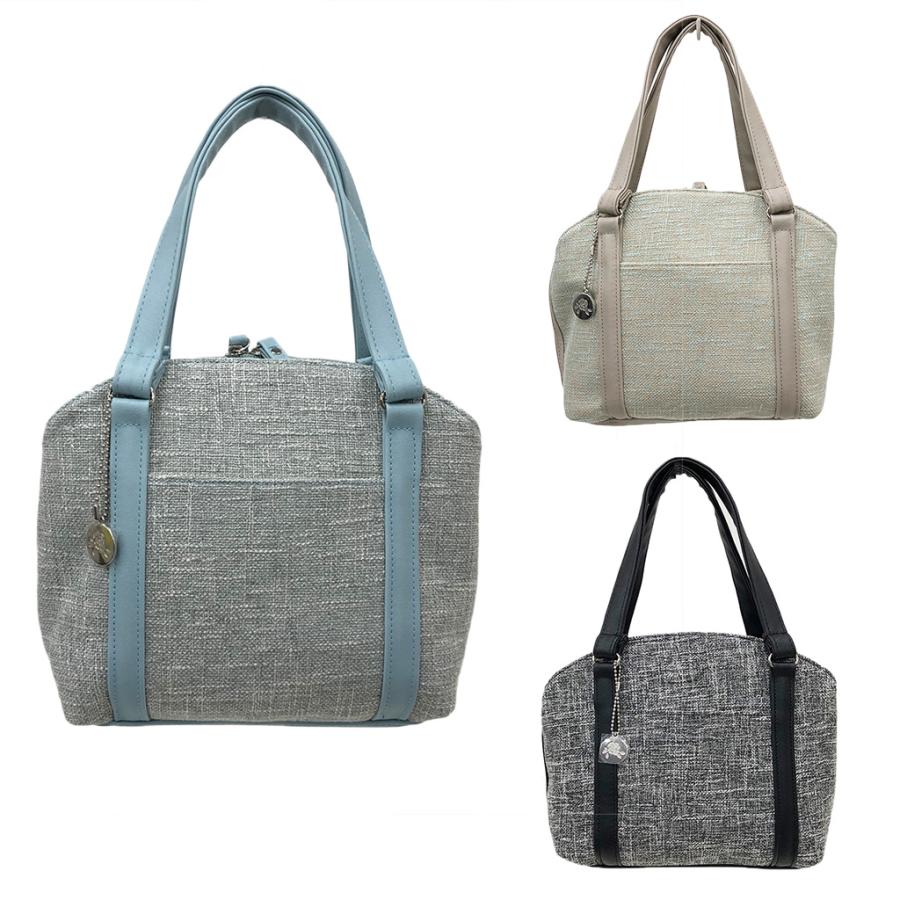 3層ツイード調ラウンドハンドバッグ (チャーム付き) 4K66 [SOFIA VALENTINO ソフィアバレンチノ] オシャレ おでかけ 外出