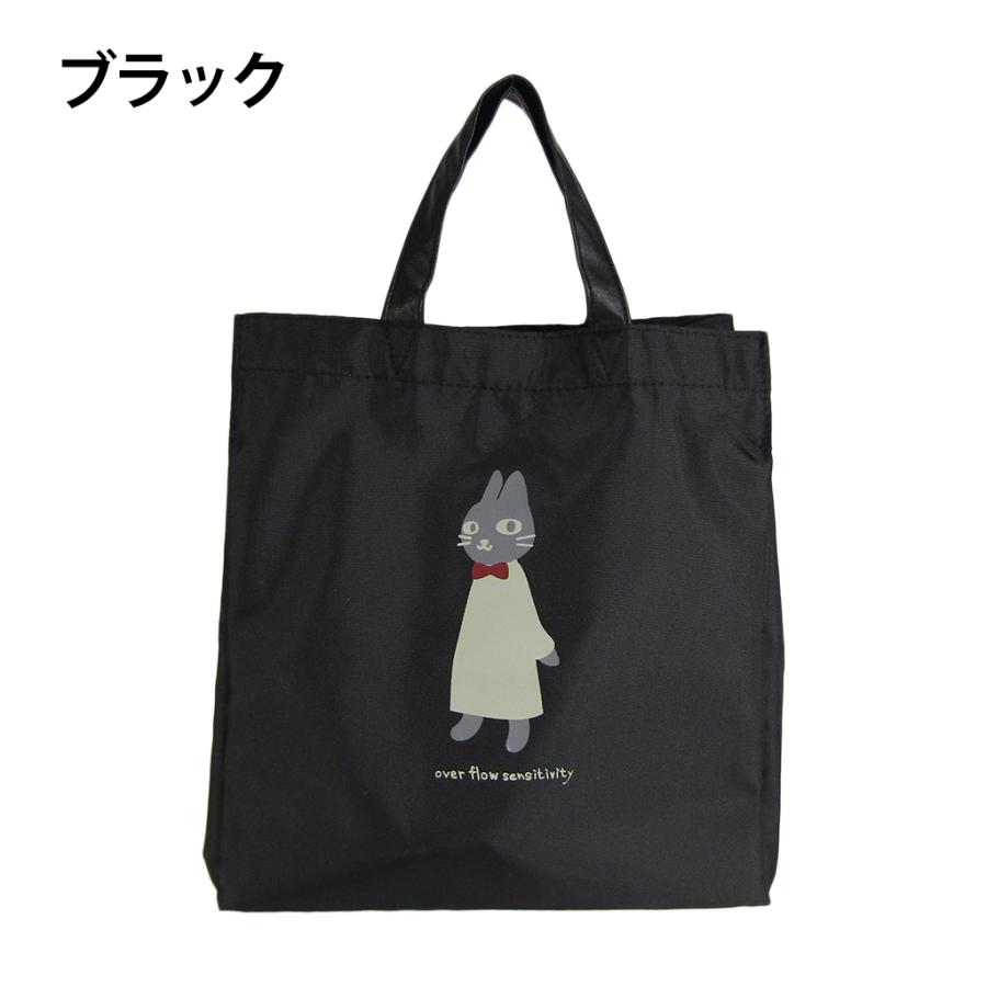 猫好き必見♪ コンパクト縦型手提げバッグ 5M91 [ネコ人間 nekoningen