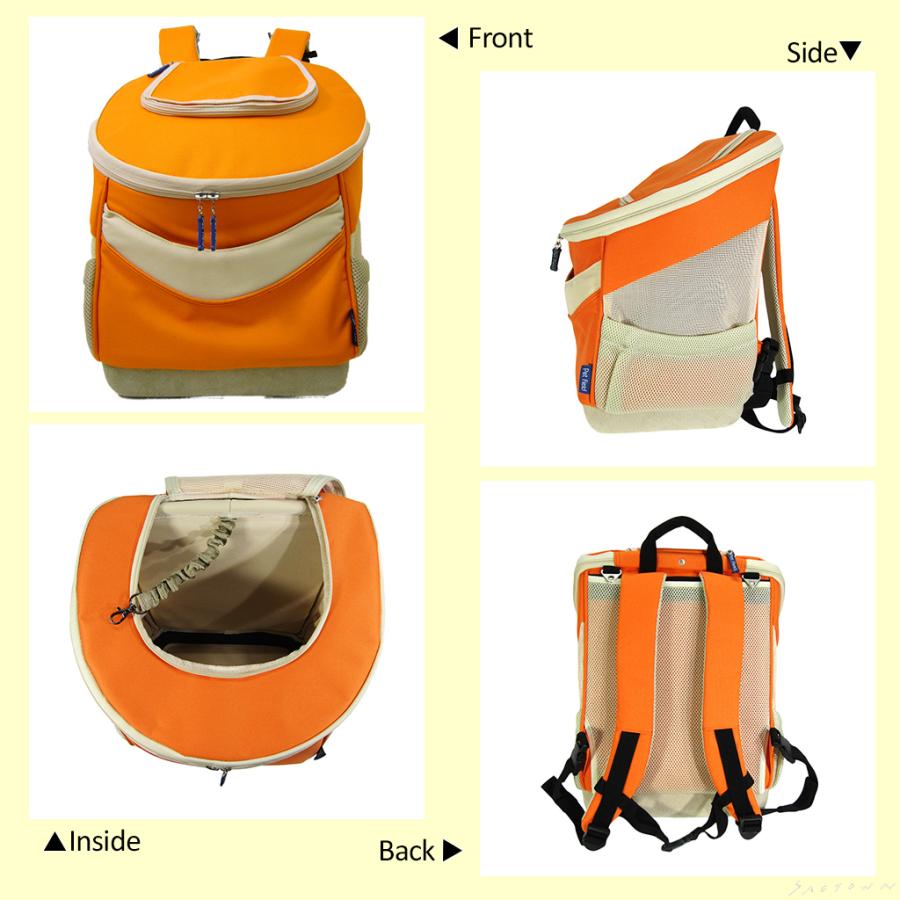 飛び出し防止ベルト付き 3WAYリュック型ペットキャリーバッグ PT60 [Pet Field ペットフィールド] 車載 犬 猫 動物_8