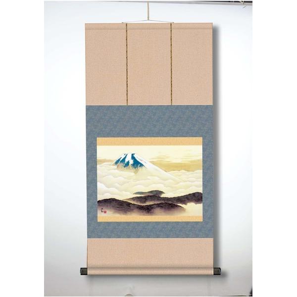 全国宅配無料 横山大観生誕150年 富士図 富士絵画 高精彩特色技術絵 横山大観 霊峰富士掛軸 尺三 霊峰不二 第1位獲得 Uitcs Acm Org