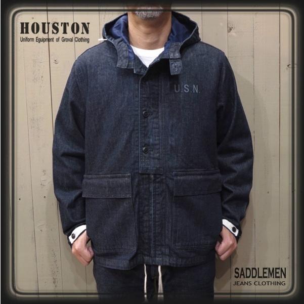 HOUSTON セール!ヒューストン U.S.NAVY 12oz.デニムパーカー HOUSTON セール!ヒューストン U.S.NAVY 12oz.デニムパーカー