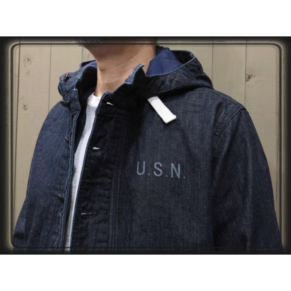 HOUSTON セール!ヒューストン U.S.NAVY 12oz.デニムパーカー HOUSTON セール!ヒューストン U.S.NAVY 12oz.デニムパーカー
