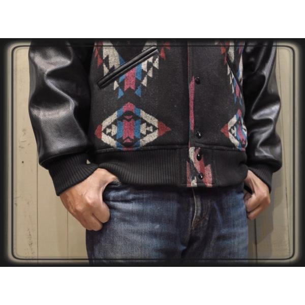 HOUSTON セール！ヒューストン「NATIVE MELTON」スタジャン 定価26,180 