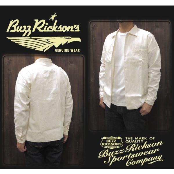 BUZZ RICKSON'S バズリクソンズ「WHITE CAMBRAY」オープンシャツ