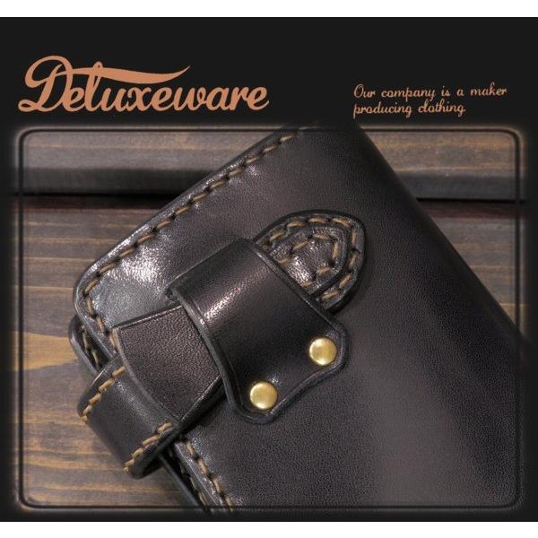 デラックスあウエアレザーウォレット DELUXEWARE デラックスウェア ミディアム・レザーウォレット
