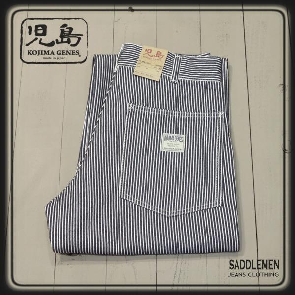 児島ジーンズ ベイカー ヒッコリージーンズ　日本製　インディゴ　32 KOJIMA GENES 児島ジーンズ ベイカーパンツ デニムパンツ メンズ