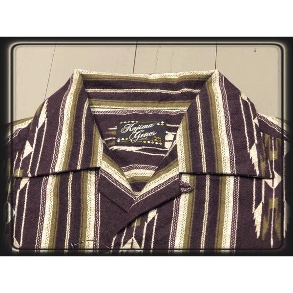 児島ジーンズ 児島ジーンズ「AZTEC」オープンカラーシャツ : SADDLEMEN