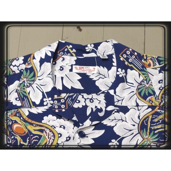 SUN SURF サンサーフ「UKULELE MELODY」長袖アロハシャツ : SADDLEMEN