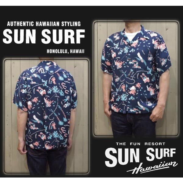 SUN SURF サンサーフ「PANIOLA TOWN」アロハシャツ : SADDLEMEN - 通販