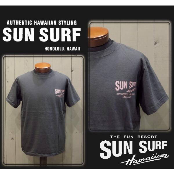 SUN SURF サンサーフ「HATA DRY GOODS STORE」Tシャツ : SADDLEMEN
