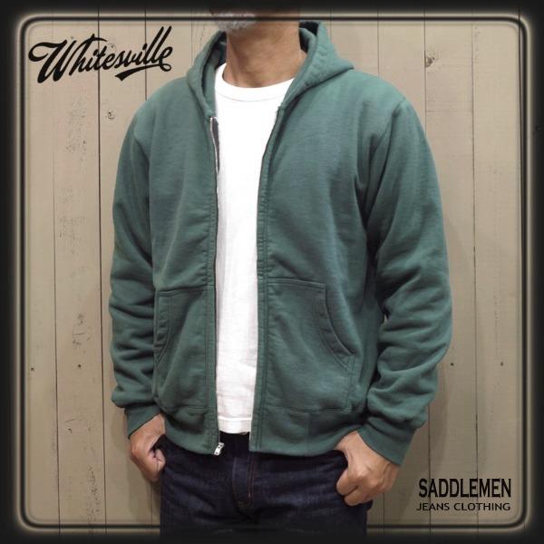 Whitesville ホワイツビル サーマルライニング ジップパーカー L WHITESVILLE ホワイツビル「THERMAL LINING」ZIPパーカー : SADDLEMEN