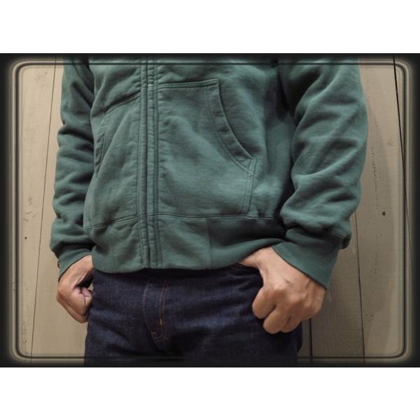 WHITESVILLE ホワイツビル「THERMAL LINING」ZIPパーカー : SADDLEMEN