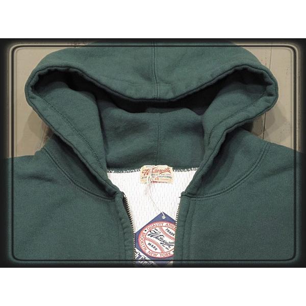 WHITESVILLE ホワイツビル「THERMAL LINING」ZIPパーカー : SADDLEMEN