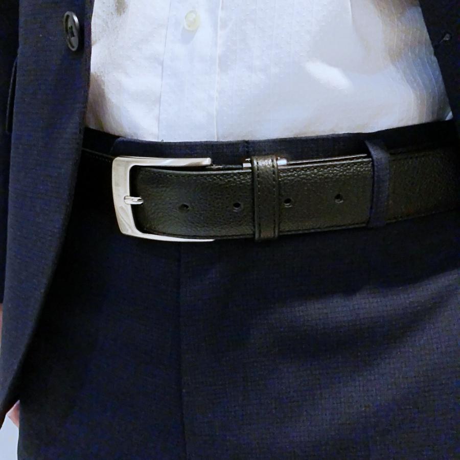 ベルト メンズ 本革 SADO ビジネス 牛革 レザー 日本製 手作り 長さ