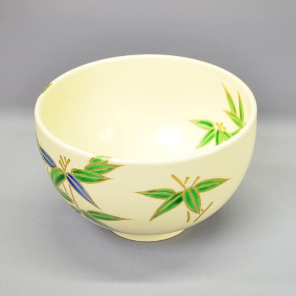 茶碗 茶道具 今岡 都 作 高橋道八写 仁清 笹の絵 : 茶道具専門店 (有