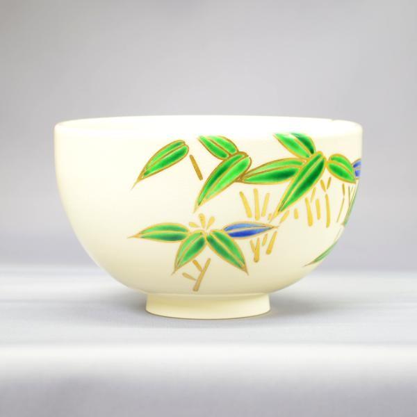 茶碗 茶道具 今岡 都 作 高橋道八写 仁清 笹の絵 : 茶道具専門店 (有