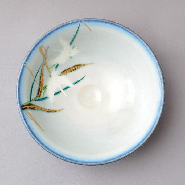 茶碗 茶道具 寺尾 陶象 作 灰釉 鷺草 平茶碗 : 茶道具専門店 (有)菊池