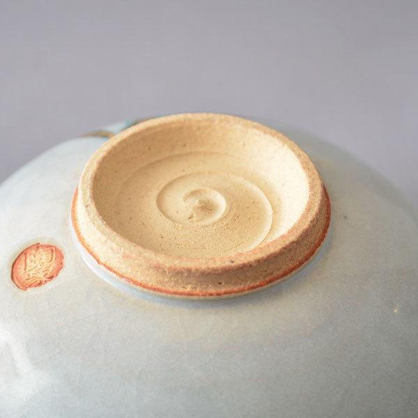 茶碗 茶道具 寺尾 陶象 作 灰釉 鷺草 平茶碗 : 茶道具専門店 (有)菊池