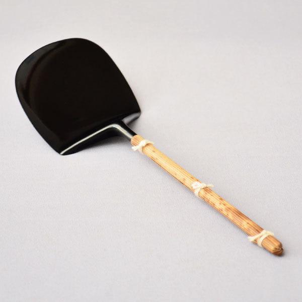 灰匙 茶道具 灰形用 五本組灰匙セット 黒竹皮巻 : 茶道具専門店 (有