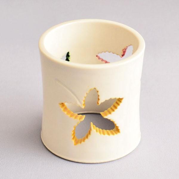 蓋置 茶道具 山本一如 作 白交趾 楓透蓋置 : 茶道具専門店 (有)菊池