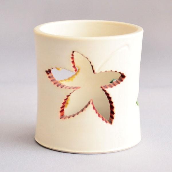 蓋置 茶道具 山本一如 作 白交趾 楓透蓋置 : 茶道具専門店 (有)菊池