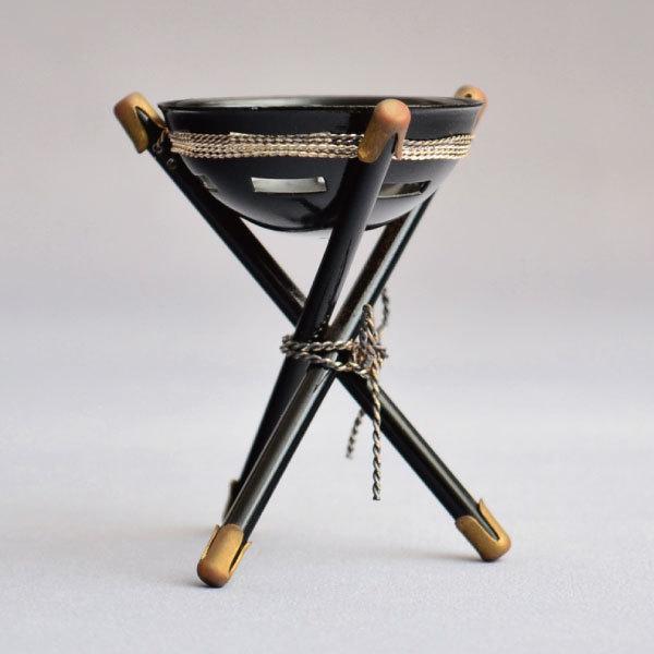 蓋置 茶道具 金谷浄雲 作 銅製篝火蓋置 : 茶道具専門店 (有)菊池商店